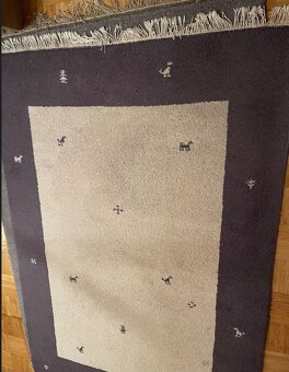 INDO GABBEH ručně vázaný koberec IKEA, 100% vlna,140x200cm - 7