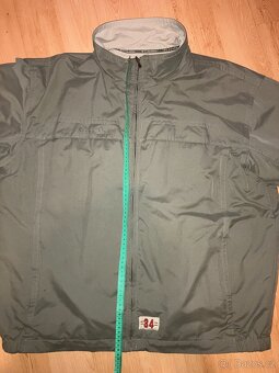 Pánská jarní bunda (šedozelená) - 7