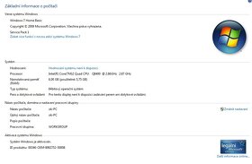 PC 4jádro + 22" LED monitor Philips - 7