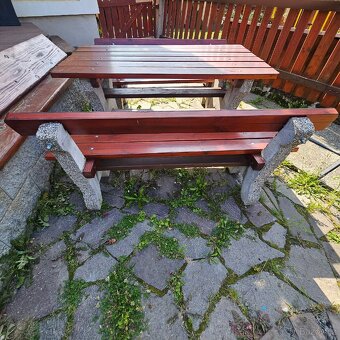 Zahradní nábytek betonové nohy - 7