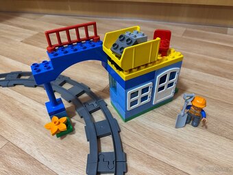 LEGO DUPLO 10508 - nákladní vlek DELUXE kompletní TOP STAV - 7