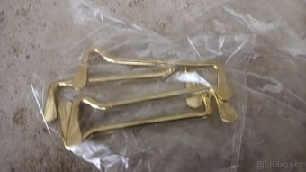 Dveřní mosazná klika, dveřní a okenní kování, obrtlíky - 7