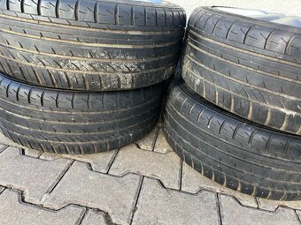 4x alu disky 4x100 R17, letní pneu 80% - 7