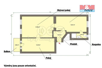 Prodej bytu 2+1, 62 m², Karlovy Vary, ul. Bělehradská - 7