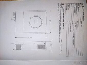 NOVÝ-jednofázový hybridní měnič napětí 8kW (vylepšený AXPERT - 7