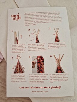 Dětské teepee, zn.Moi Mili,  růžové - 7