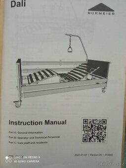 Prodám polohovací el.postel - 7