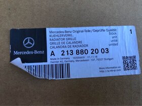 Mercedes Benz W213 E-Class - přední maska, mřížka - 7