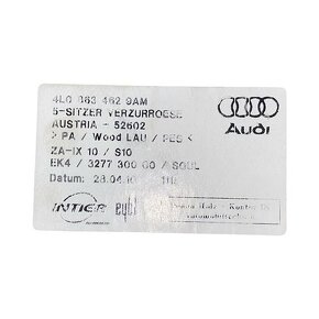 Podlaha kufru 4L0863462 AUDI Q7 4L S-Line facelift r.v. 2010 - 7