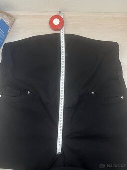 Těhotenské černé rifle H&M - 7