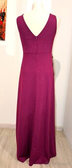 Fialové třpytivé šaty - 7