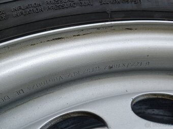 Plechová kola,sada,5x120,ET52,CONTINENTAL,205/65 R16C,4x9,5m - 7