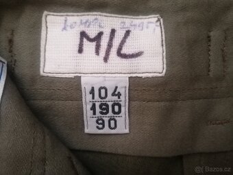 MASKÁČOVÉ KALHOTY vel. 104 / 190 / 90 - NOVÉ - 7