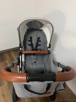 KOMBINOVANÝ KOČÁREK KINDERKRAFT VEO 3V1 ŠEDÝ - 7