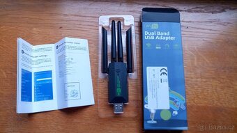 WiFi Dual Band Adaptér-USB 3, 2,4GHz,5GHz,802.11ac/a/b/g/n - 7
