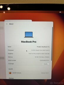 MacBook Pro 2020 Intel i5 16 GB - 7
