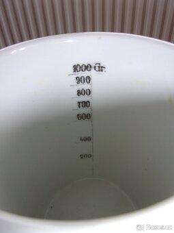 STARÁ PORCELÁNOVÁ ODMĚRKA - 1000 Gr. - 7
