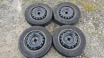 Sada 14" disků Toyota 4x100 + zimní pneu Nokian - 7