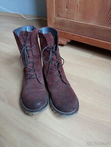 Kotníkové kožené boty Felmini vel. 42 - 7