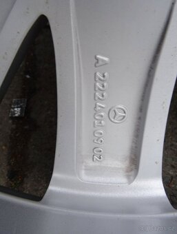 Alu disky originál Mercedes 18", 5x112 , ET 41,šíře disku 8 - 7