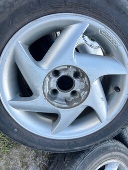 Alu disky 4x100 r15 aluett kompletní sada - 7