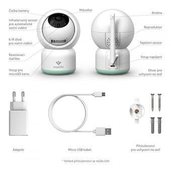 Dětská chůvička TrueLife NannyCam R3 Smart - 7