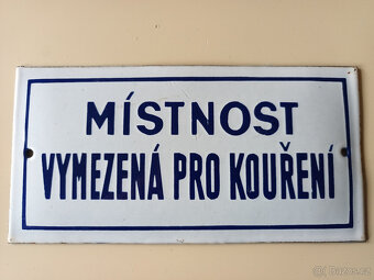 Smaltované cedulky - 7