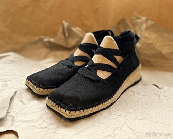 BOHO Espadrilky na platformě, šněrovací 41 - 7