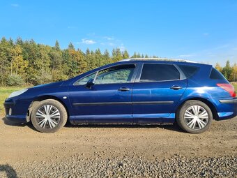 Peugeot 407 SW LPG 2.0 100kw,,bez koroze,Polokůže - 7