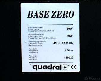 Centrální reprobedna Quadral Base Zero. - 7