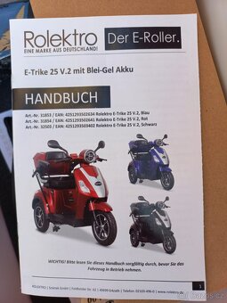 Elektrický tříkolový vozík - 7