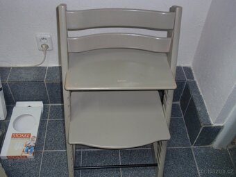 DŘEVĚNÁ ROSTOUCÍ ŽIDLE STOKKE TRIPP TRAPP+BYBSET+TABLE TOP - 7