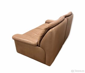 DE SEDE model DS 66 - dvoumístná kožená sofa + křeslo - 7