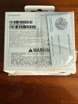 Prodám bezdrátová sluchátka Nothing Ear - 7