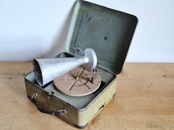 Starožitný dětský gramofon GBN Bing, 1930-40, Pingmyphone - 7