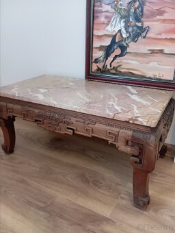 Čínský starožitný čajový stolek - 7