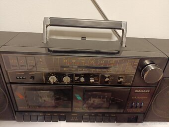 Siemens Club877 radiomagnetofon retro 2 kazeťák - 7