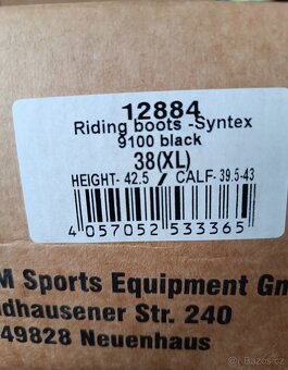 Jezdecké boty HKM vel. 38XL - 7