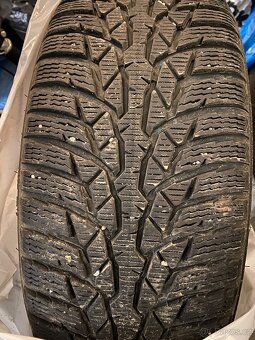 Plechové disky 16” 5x112 a zimní pneu 215/60/R16 - 7