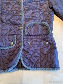 luxusní jarní hnědá bundička zn. Barbour - vel. XS - 7