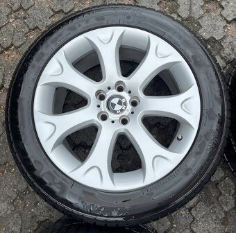 ALU KOLA R19 5X120, ORIGINÁL BMW X5 / X6, ZIMNÍ PNEU 7MM - 7