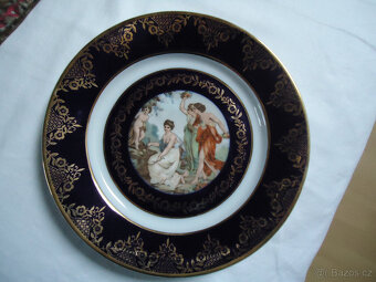 Hrnečky ClassicRoyal - HANDMADE,Dekorační talíř 3 gracie - 7