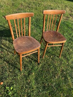 židle staré židle dřevěné židle ton  retro nábytek židle - 7