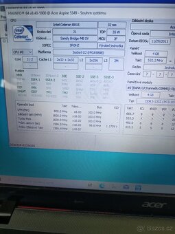 Acer Aspire 5349 – Intel Celeron B815 / 4 GB RAM / 500 GB HD - 7