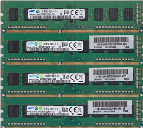 4GB DDR3 paměti různých výrobců - 7