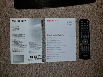 LCD televize Sharp LC-26SH7E-BK - úhlopříčka 65cm (26") - 7