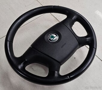 Kožený volat Škoda Octavia 2 včetně airbagu - 7