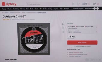 Klasická kytara s pouzdrem a ladičkou - 7