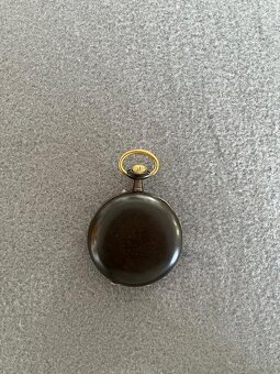 Velké kapesní hodinky v oceli 6,5 cm. - 7