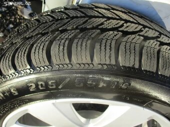 ALU kola AUDI 7,5X16ET45 a zimní pneu SAVA - 7